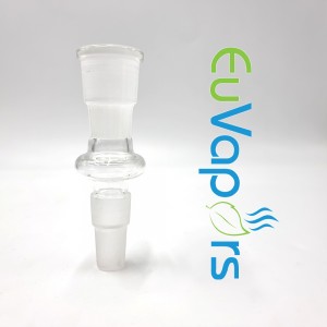 Adapter for 14 and 18 mm female to 14 and 18 mm male bong