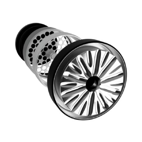 Grinder Flower Mill Premium - 3 parties sans dents