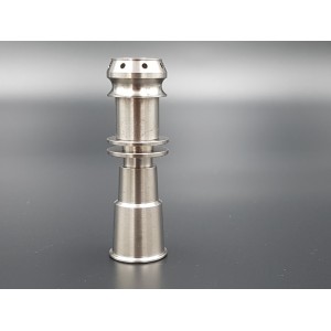 Universal domeless titanium nail for E-nail - 10, 14 and 18 mm male/female