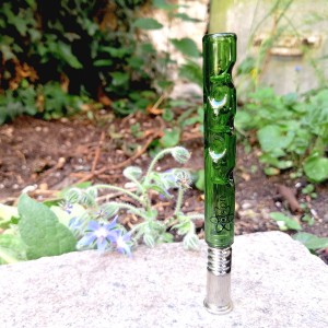 Le Sceptre d'Alania - green glass stem for Dynavap